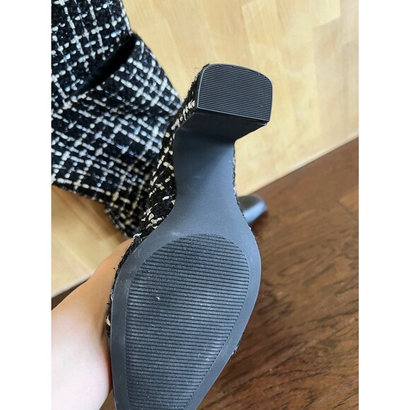 Steve Madden Ally-C Boucle Cap Toe Tall Boots Wide Calf 6.5 - Picture 3 of 7